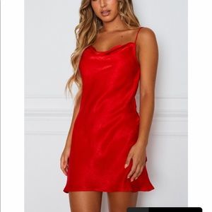 Red whitefox boutique dress.